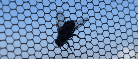 1,2 x 1,8 m, Anti-Moskito-Fliegen-Insekten-Fliegen-Fenstergitter-Netzvorhang,  DIY-Fenstergitter zur