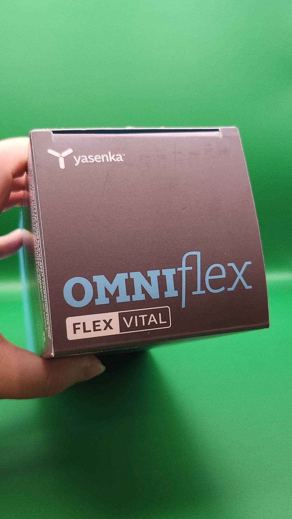 Flüssiges Kollagen getestet: Die Oberseite der Verpackung.