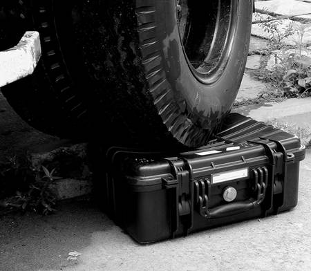 Universalkoffer Kamerakoffer Waffenkoffer Gerätekoffer robust  Strahlwasserschutz 35 l, Camping & Outdoor, Freizeit