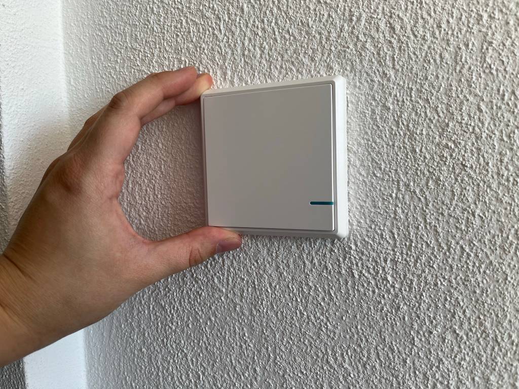 Funkschalter angebaut
