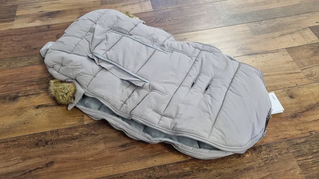 Fußsack Außenseite zu sehen.