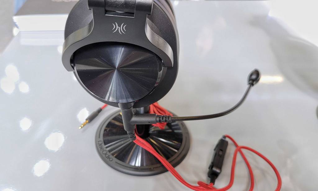 Mikrofonanschluss von einem getesteten Gaming-Headset.