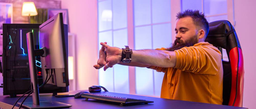 Gaming-Stuhl mit Fußstütze Test