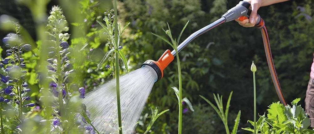 Gießstab-Test mit einem Gardena Gießstab