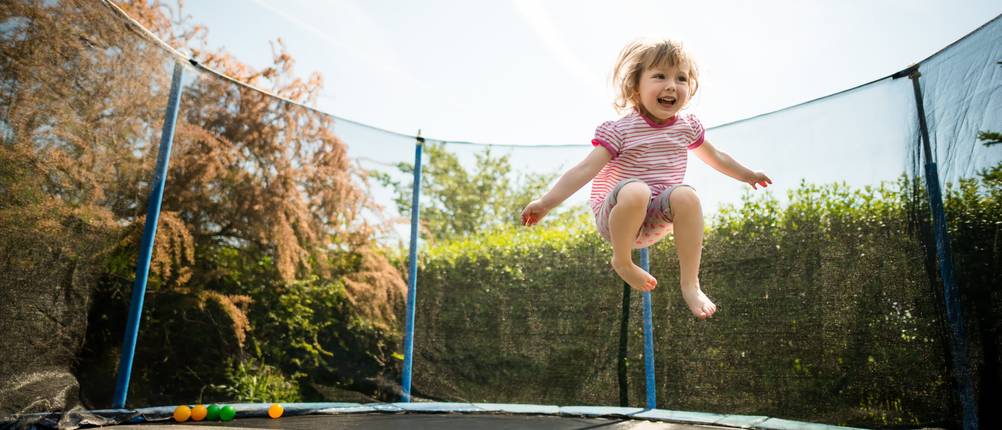 Gartentrampolin im Kindertrampolin-Test
