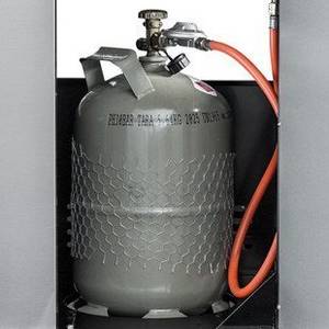 Gasflasche für einen Gasgrill von Burnhard