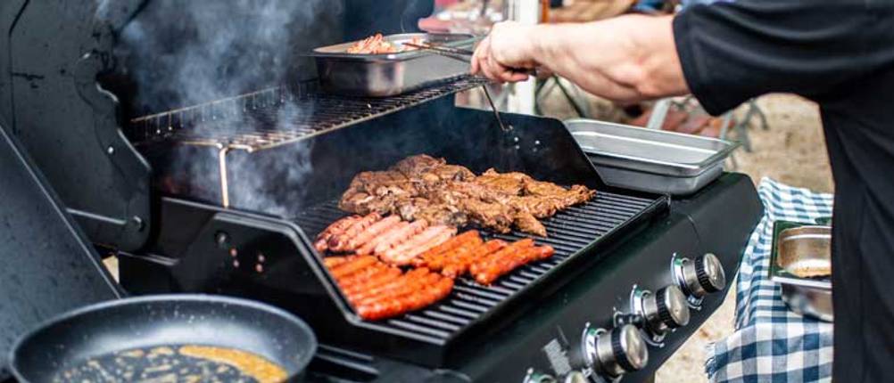 Gasgrill-4-Brenner Test