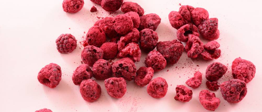 gefriergetrocknete Himbeeren Test