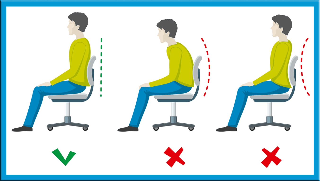 Как правильно сидеть в кресле
