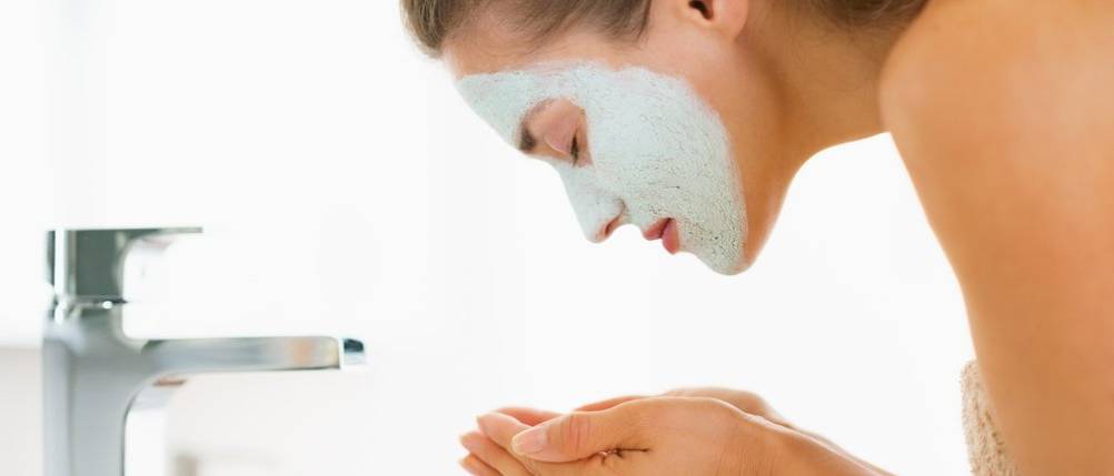 reinigung gesichtsmaske