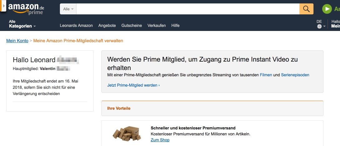 In 3 Schritten Amazon-Prime-Zugang Mit Familie Und Freunden Teilen ...