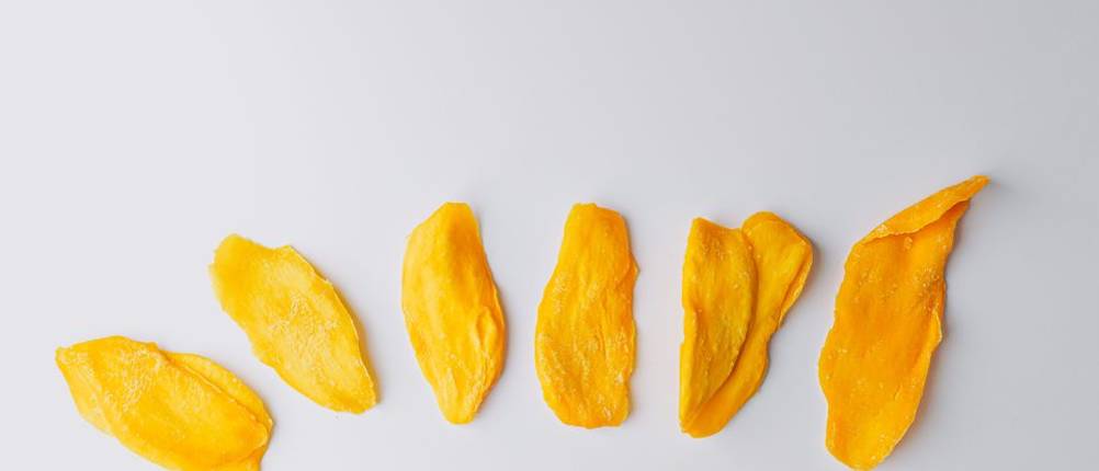 Getrocknete Mango Test