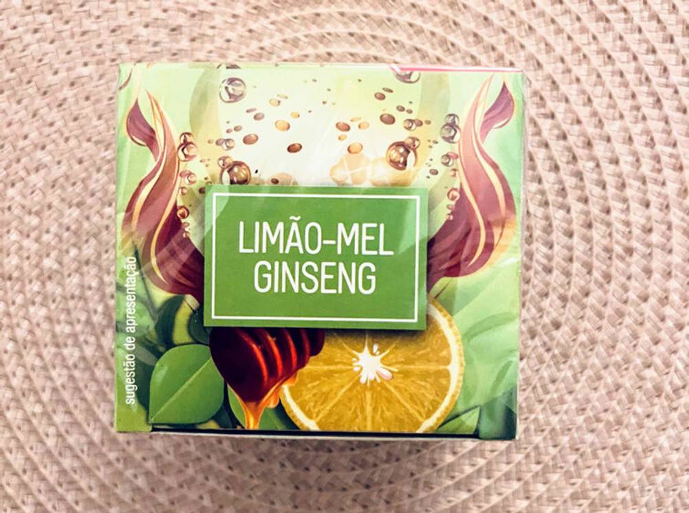 Eine Packung getesteter Ginseng-Tee. 