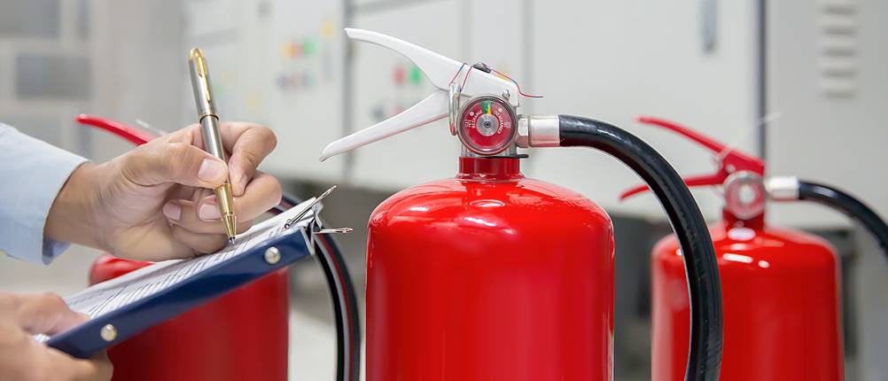 Gloria-Feuerlöscher-Test