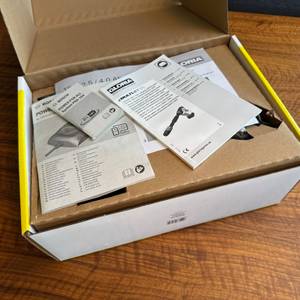 Geöffneter Karton des Gloria MultiJet.