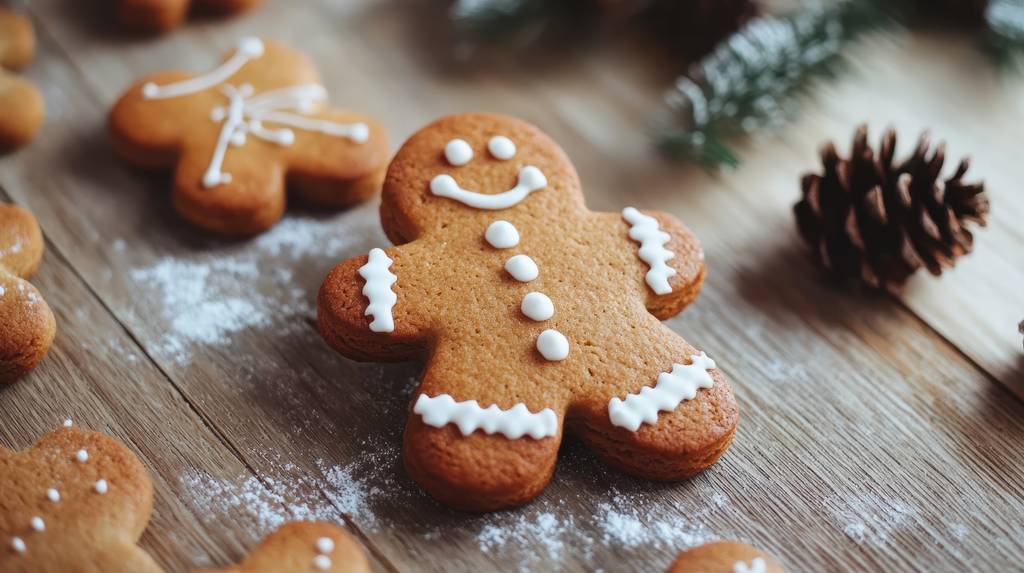 Glühweingewürz-Test: Auf einem Tisch liegen kleine Lebkuchen. 