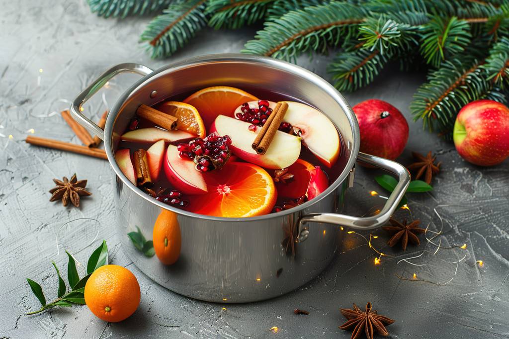 Glühweingewürz-Test: In einem Topf befinden sich diverse Zutaten für die Zubereitung von Glühwein.