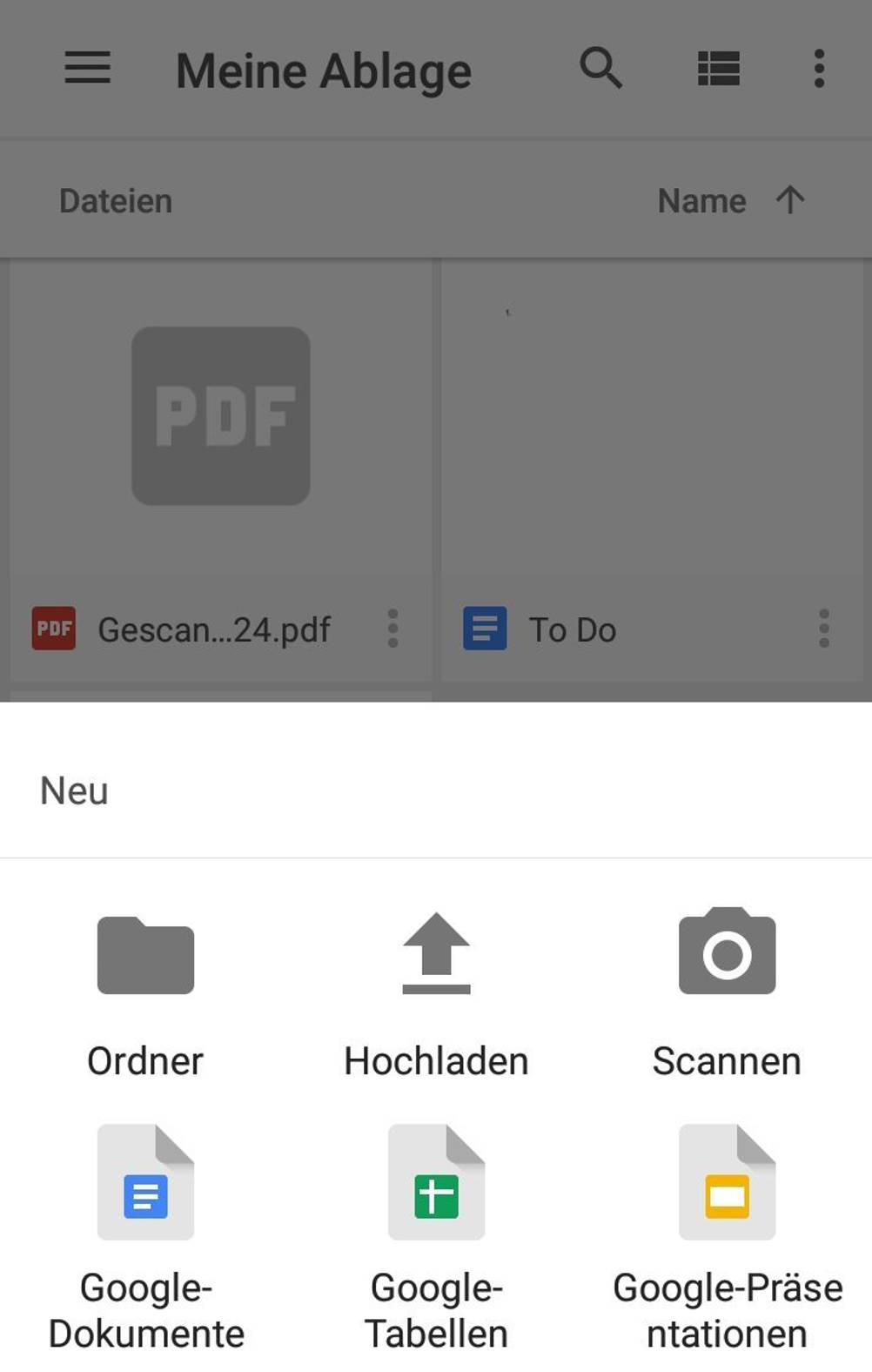 Google Drive App Test