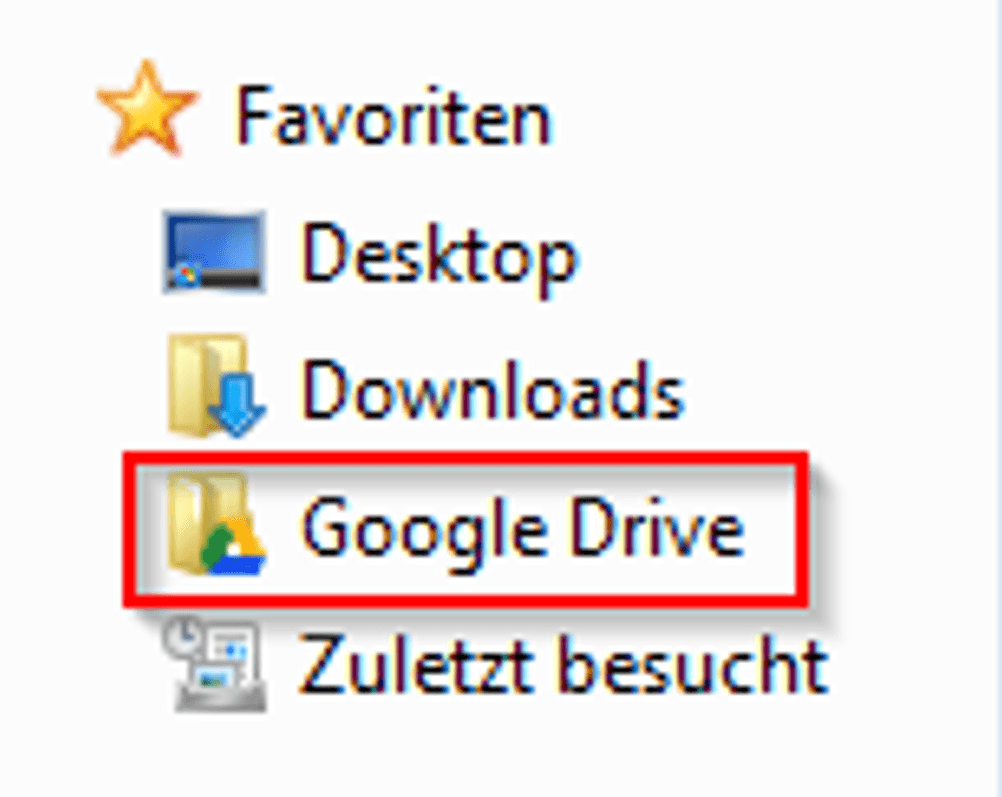 Google Drive synchronisieren