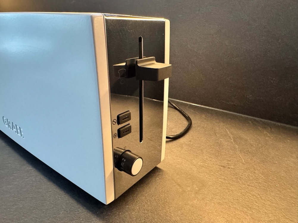 Die Bedienelemente des Graef TO91.