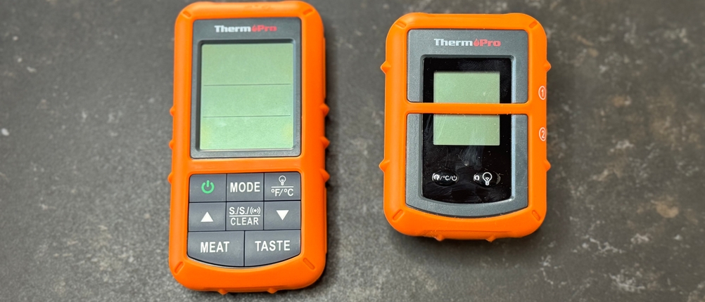 Sender und Empfänger des getesteten Grillthermometers von ThermoPro.