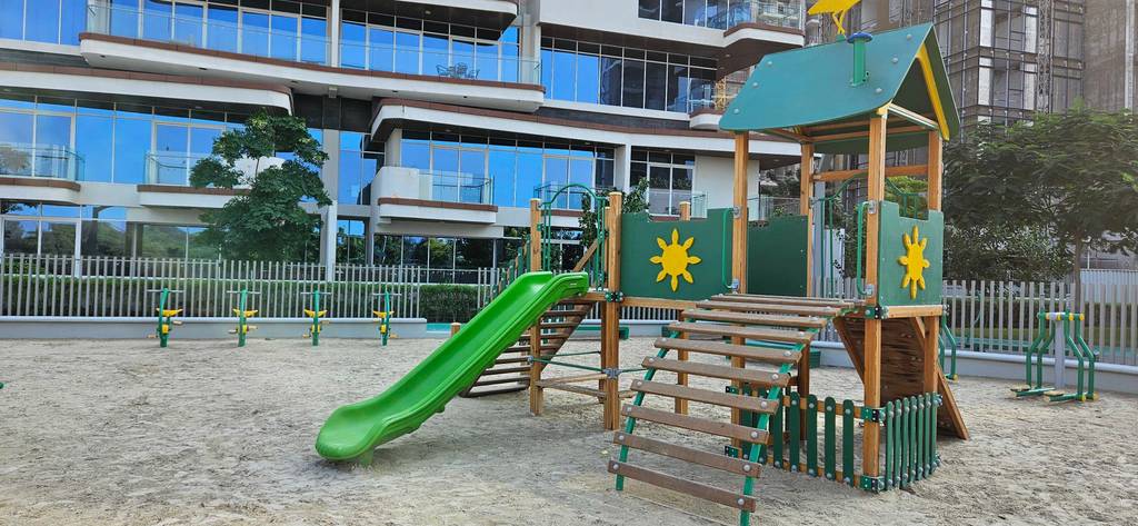 Spielturm-Test: Gesamtansicht eines Spielturms.