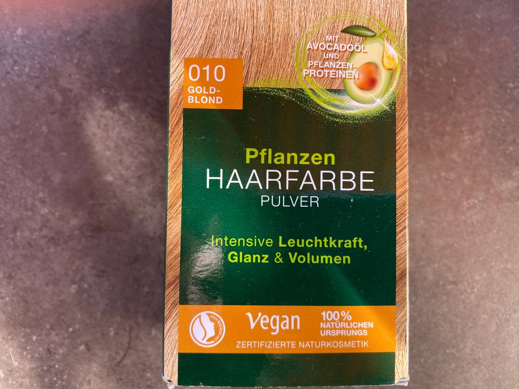 LOGONA Naturkosmetik Pflanzen-Haarfärbemittel Blond