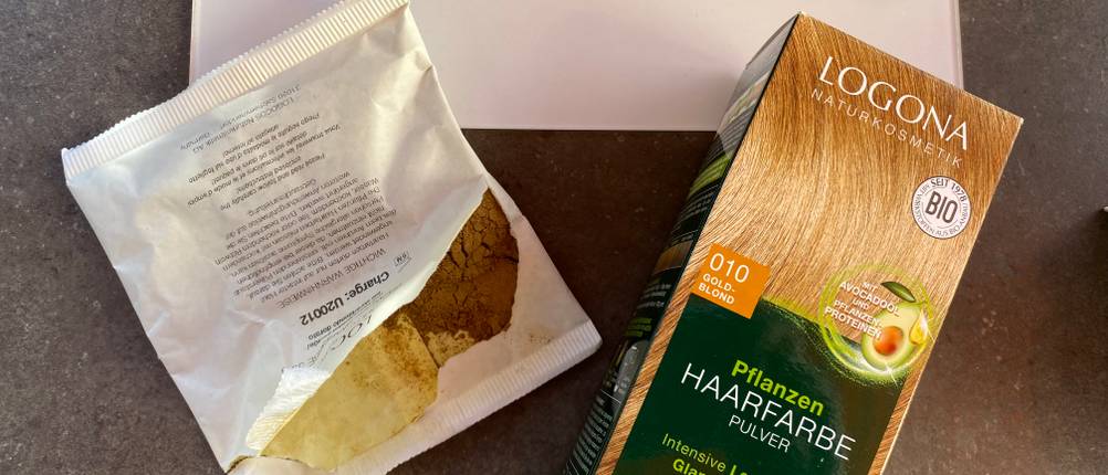 LOGONA Naturkosmetik Pflanzen-Haarfärbemittel Blond