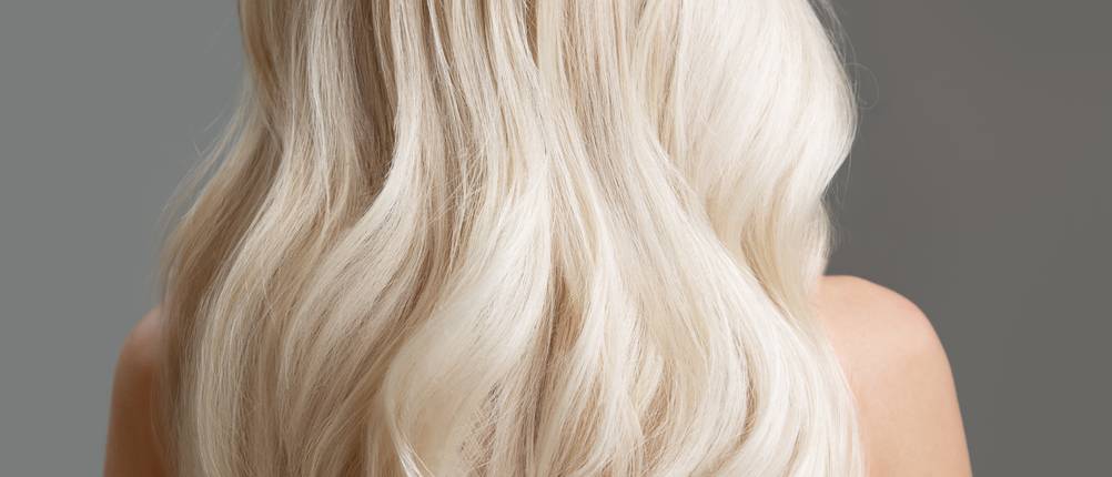 Haartönung-Blond-Test