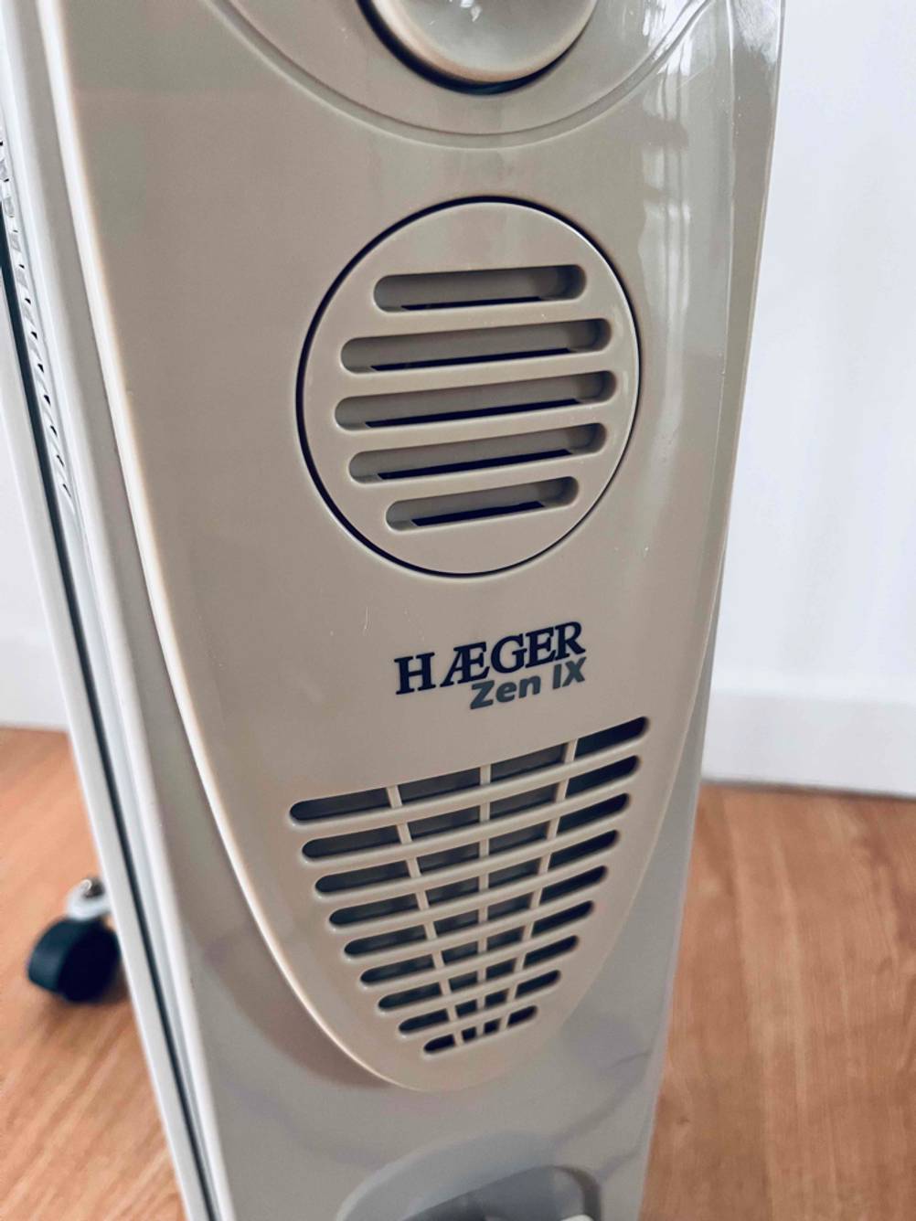 Heizung im Test: Nahaufnahme einer Standheizung Zen IX von Haeger.