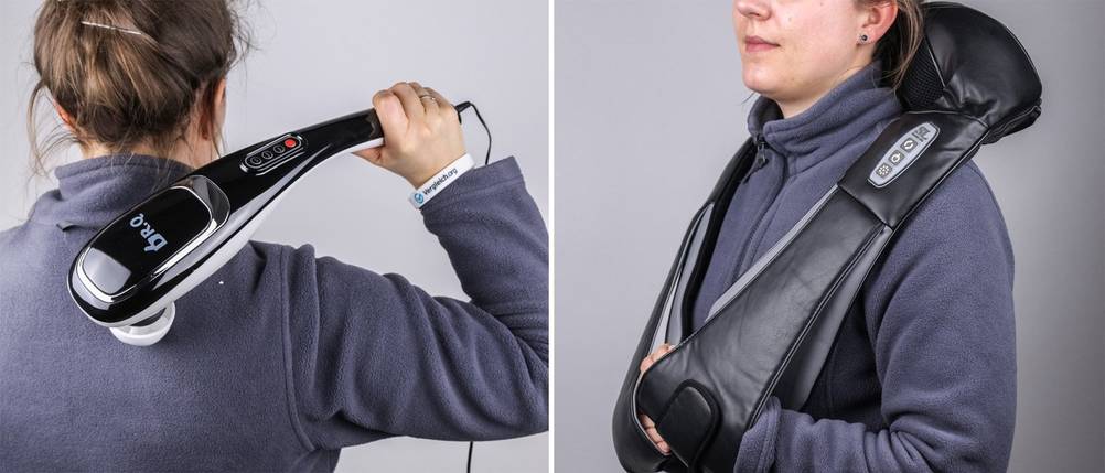 unterschied nackenmassagegerät handmassagegerät