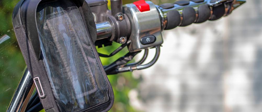 Handyhalterung-Fahrrad-wasserdicht-Test