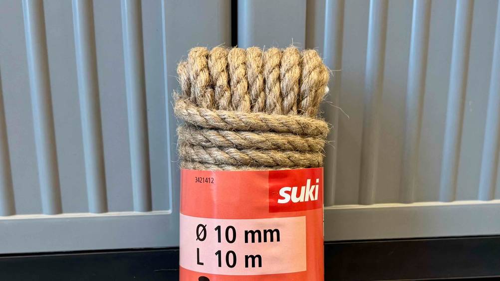 Hanfseil im Test: Nahaufnahme des Seils.