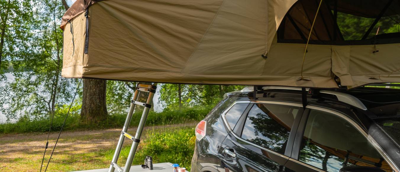 Dachzelt Test Hartschale