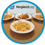 heissluftfritteuse-frittierte-pommes im vergleich