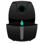 Heißluftfritteuse mit Schubladensystem