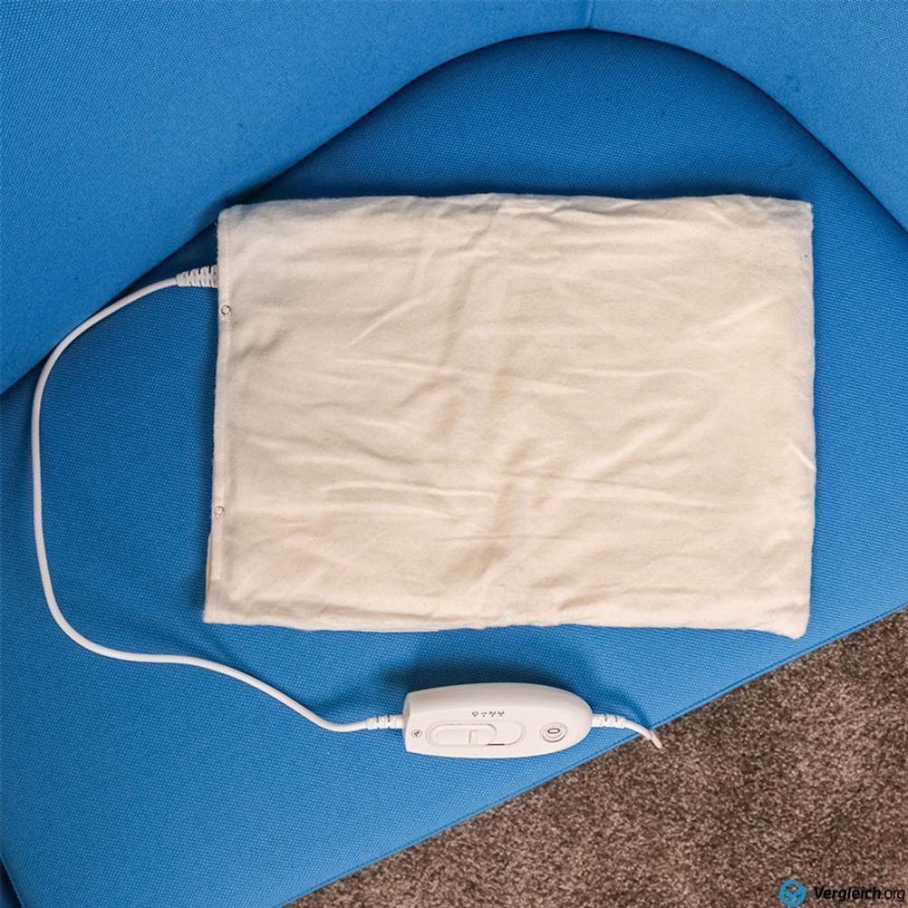 heizdecke heizkissen auf dem Sofa zuvor getestet