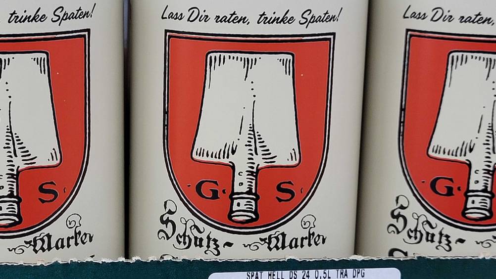 Helles Bier getestet: Nahaufnahme der Dose von vorne.