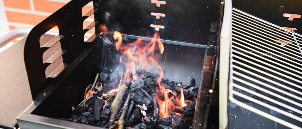 Holzkohlegrillwagen-Test