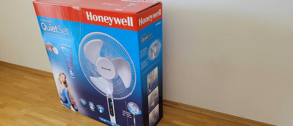 Honeywell-Ventilator in der Verpackung