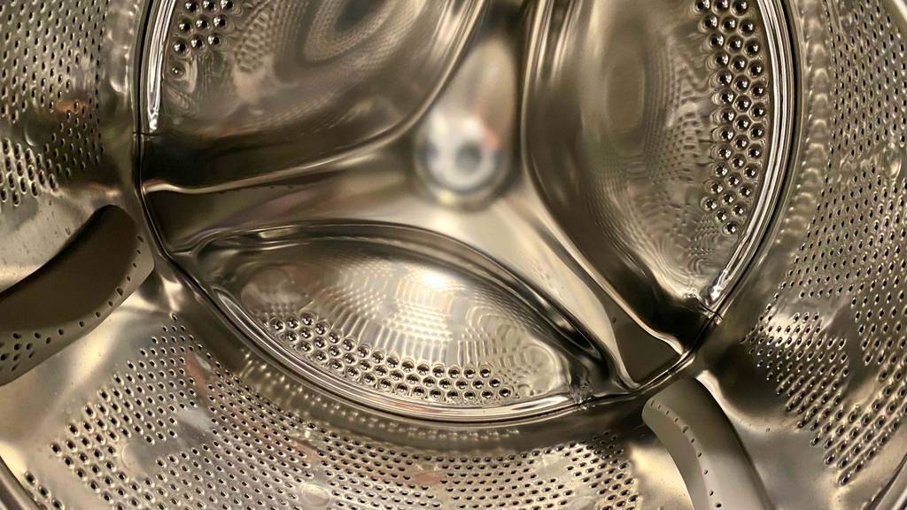Hoover-Waschmaschine im Test: Innenansicht der Waschtrommel.