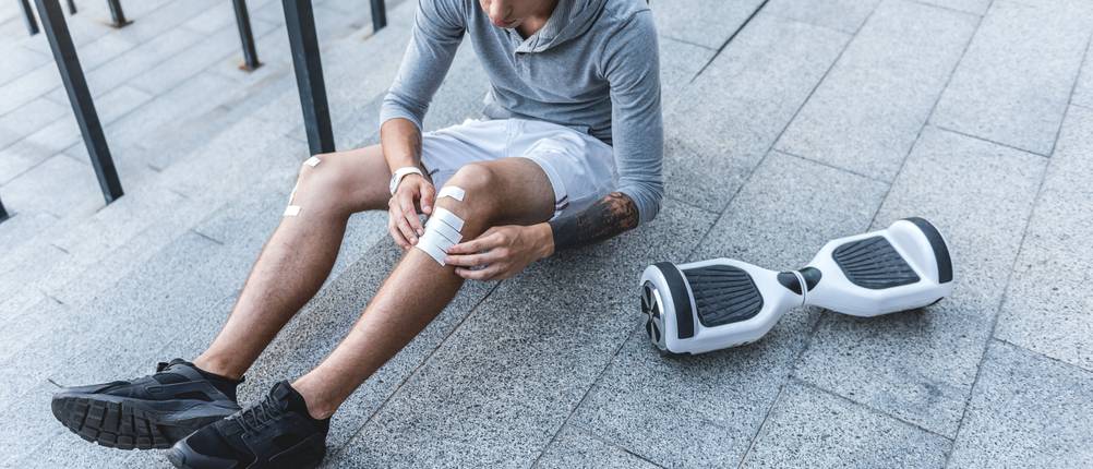 Hoverboard-Sitz für mehr Sicherheit