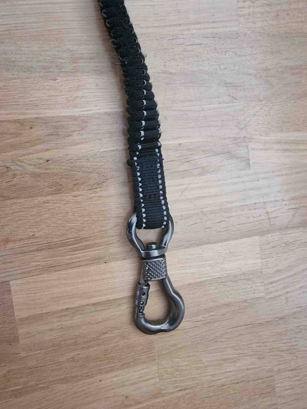 Hundeleine getestet: Nahaufnahme des Karabiners.