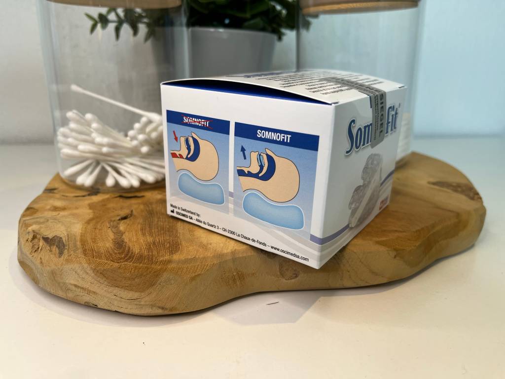 Verpackung einer Schnarchschiene von Sommofit