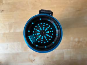 720-Degree Flasche von oben.