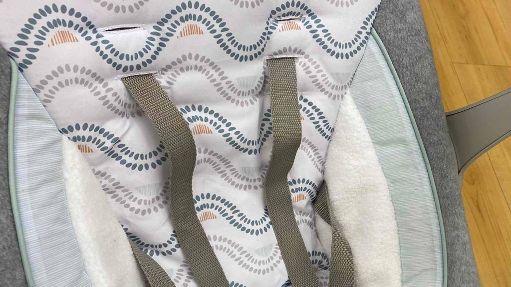 Rückengurt einer Babywippe