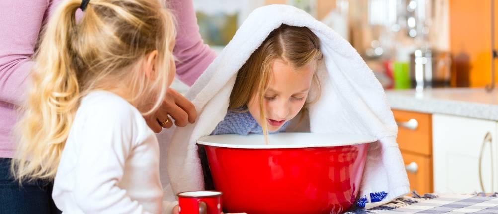 Inhaliergerät-Kinder-Test