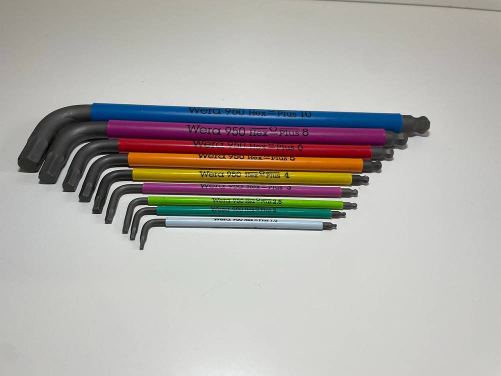 ein Set Innensechskantschlüssel