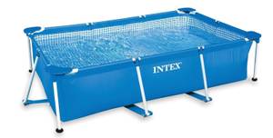 Moderner Stahlrahmenpool - der Intex Frame Pool Family.
