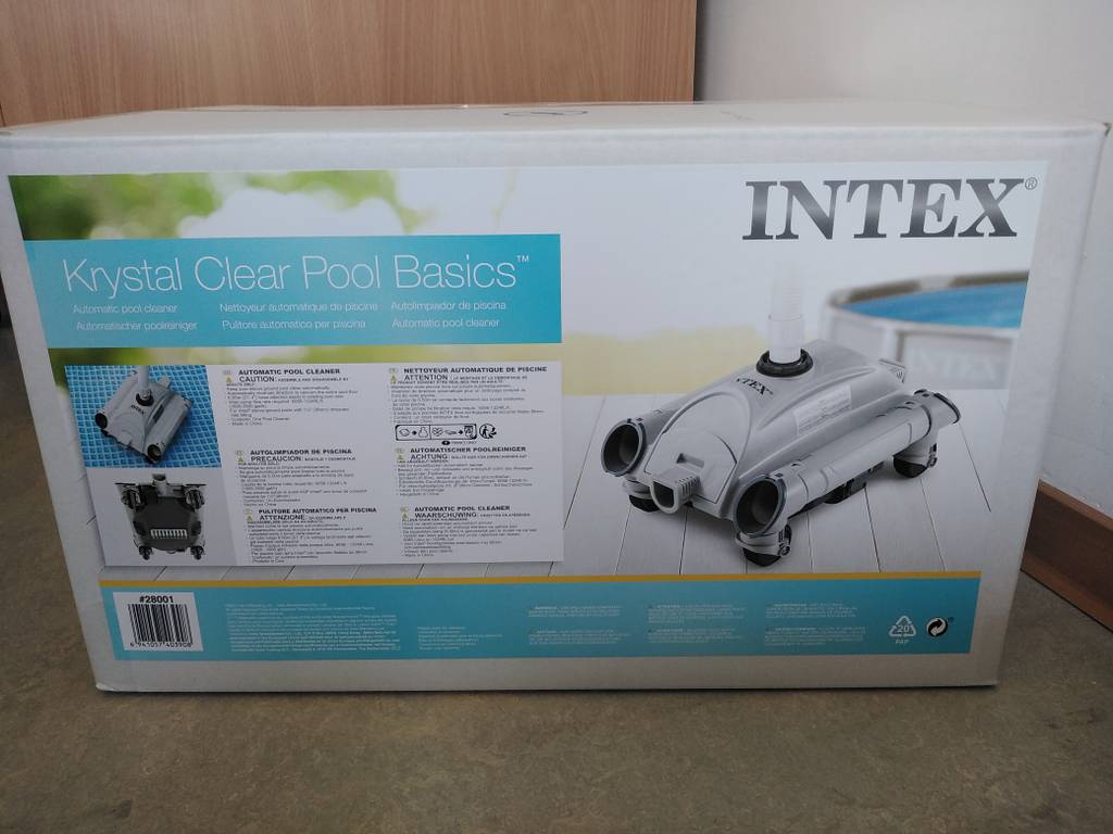 Intex-Poolsauger-Karton Krystal Clear Pool Basics